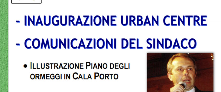 13/06: Comunicazioni Istituzionali del Sindaco: 13° incontro