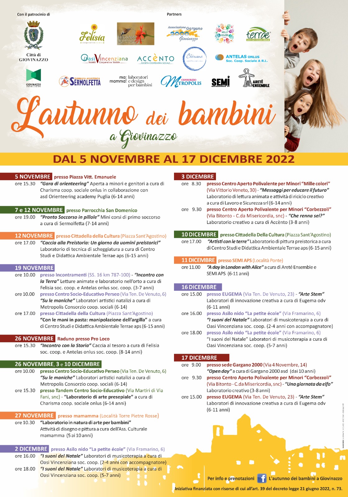 L’autunno dei bambini a Giovinazzo